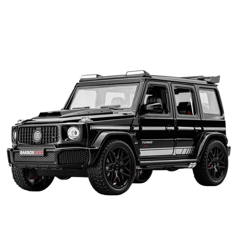 1/22 масштаб металл литой игрушечный автомобиль Brabus G800 модели резиновые шины внедорожник транспорт игрушки 6 дверей открыты внедорожная коллекционная модель мальчики подарки