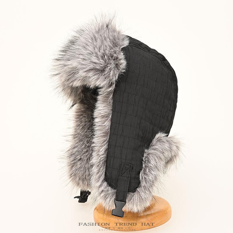 Длинная шапка Thunderbolt для женщин, зимняя, утолщенная, бархатная, теплая, холодная, хлопковая, для езды на велосипеде, для защиты ушей, для полетов, мужская