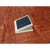 68CFM Plastic Solar Wall Fan 2.5W Ventilator Extractor Airduct Diameter 120mm for Shed Greenhouse