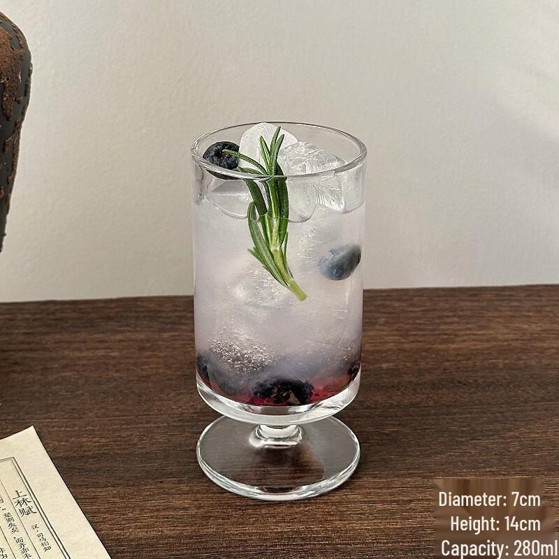 OLOEY Ins Style Short Stemmed Juice Glass Set