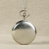 Retro Large Double-Sided Silver Hunter Pocket Watch 8074