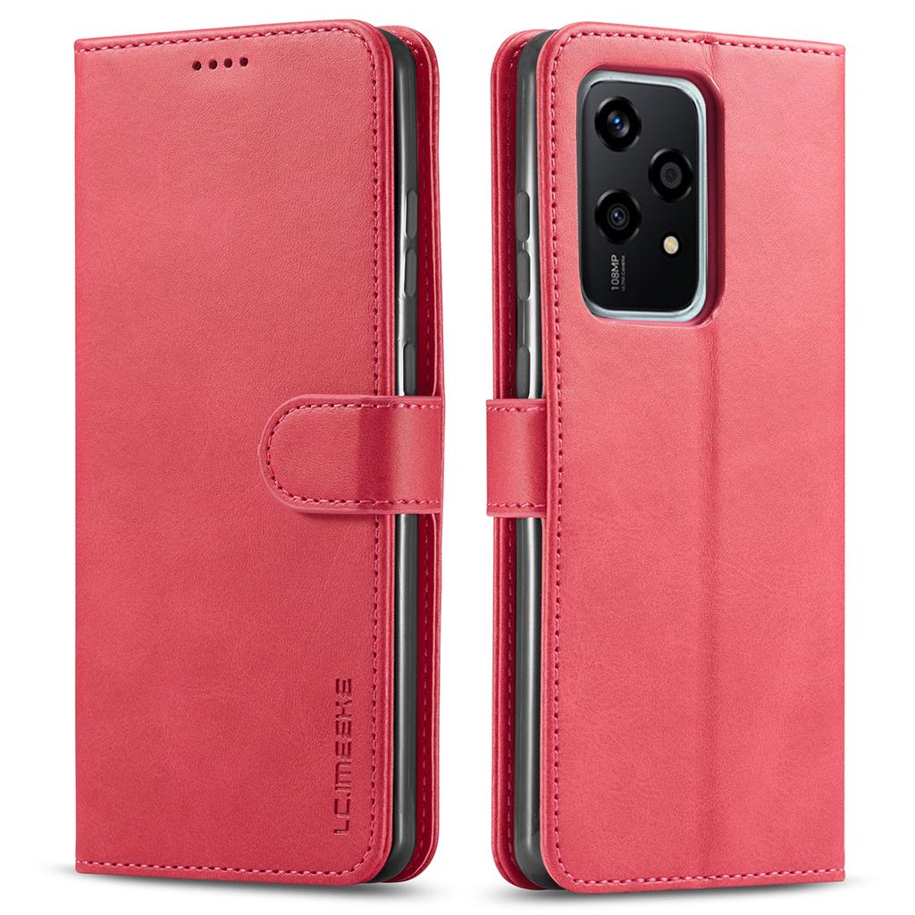 LC.IMEEKE Чехол для Honor 200 Lite Текстура теленка Магнитная застежка Подставка Чехол для телефона