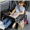 Storage Organizer Car Dining Plate Table For Car Snack Tray Baby Car Seat Tray Kids Toy Holder Desk