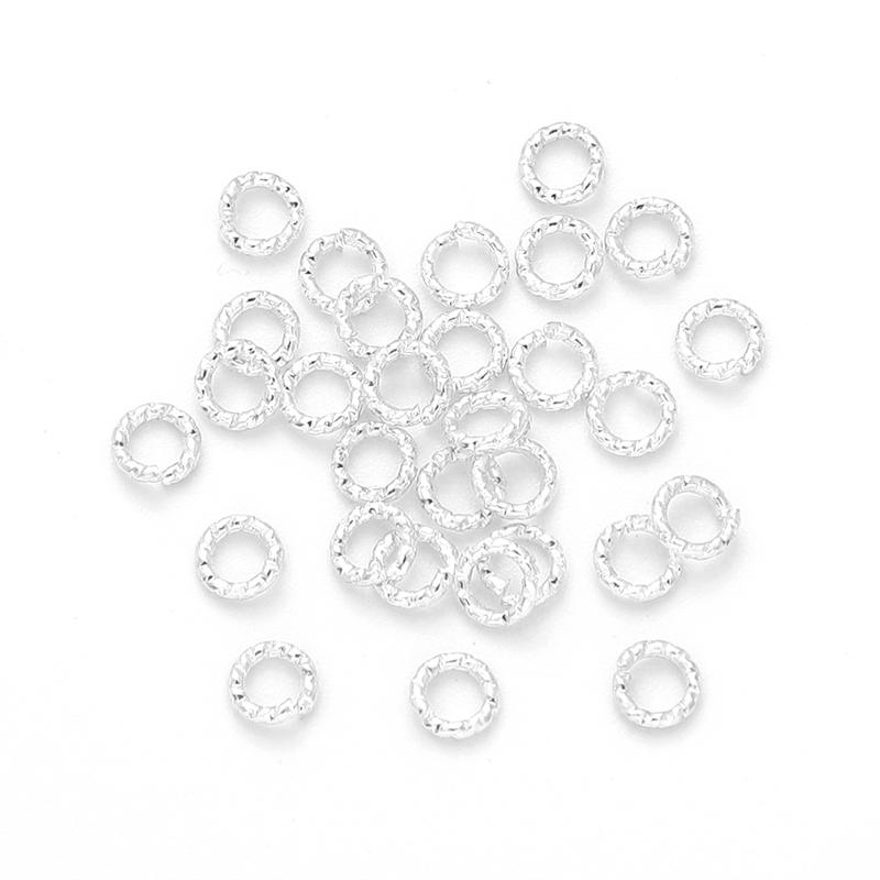 20 шт., медное кольцо с покрытием для резки резьбы, кольцо для DIY, ожерелье, браслет, серьги, изготовление ювелирных изделий, аксессуары для рукоделия