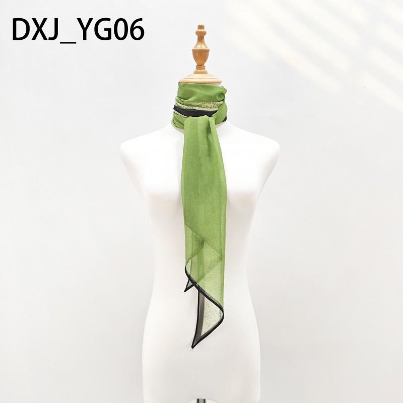 Long Skinny Scarf Women Floral Paisley Print Chiffon Neck Tie Hair Band Office Casual Wear Fall