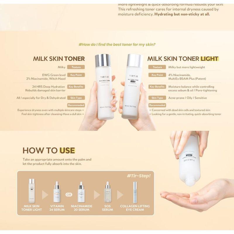 TIRTIR Молочный тоник для лица Light