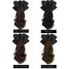 Natunofu Hair Ponytail Half Added Added Curly Curly Added Women Парик, Конский хвост, Лента, Аксессуар, Бант, Парик на заколках, Женский, Парик, Волосы, Волосы,