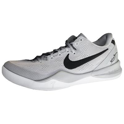 Кроссовки для баскетбола Kobe 8, износостойкие, дышащие, низкие, мужские, серый/черный, HM6469-001