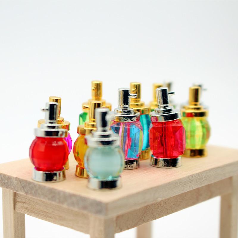 1Set DIY Resin Miniature Simulation Perfume Dollhouse Models Ornaments Decor Toys Accessories
