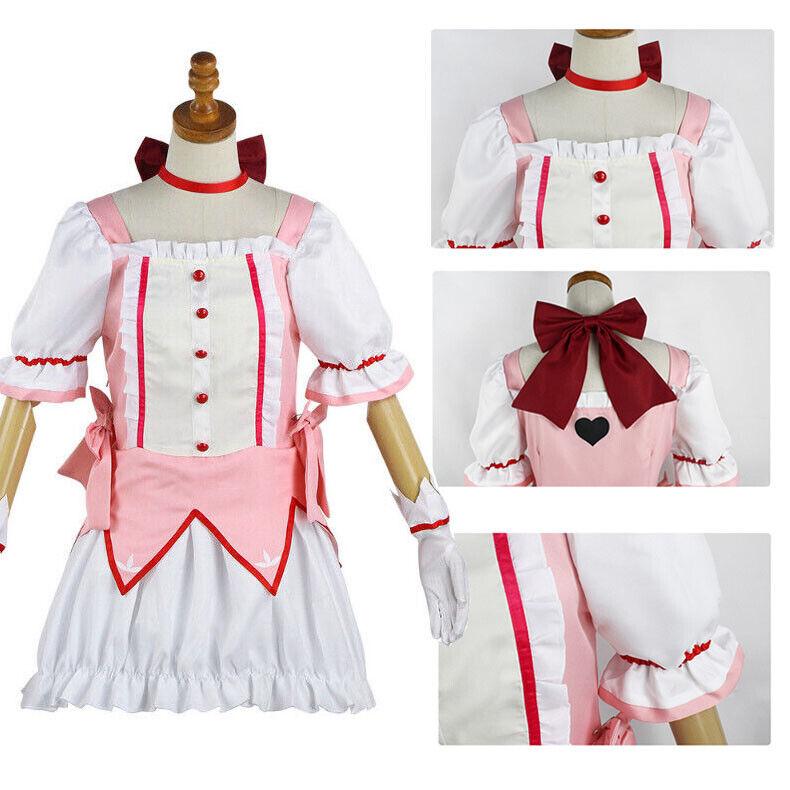 Аниме Puella Magi Madoka Magica Kaname Akemi Homura Tomoe Mami костюмы для косплея парик женская школьная форма для девочек платье