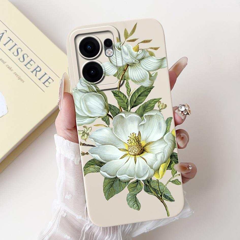 Чехол для Oppo Reno 13F 2025 Милый Кролик Панда Цветок Мягкий Силикон Ударопрочный Чехол для OPPO Reno13 FS Fundas RENO13F Чехол для Телефона