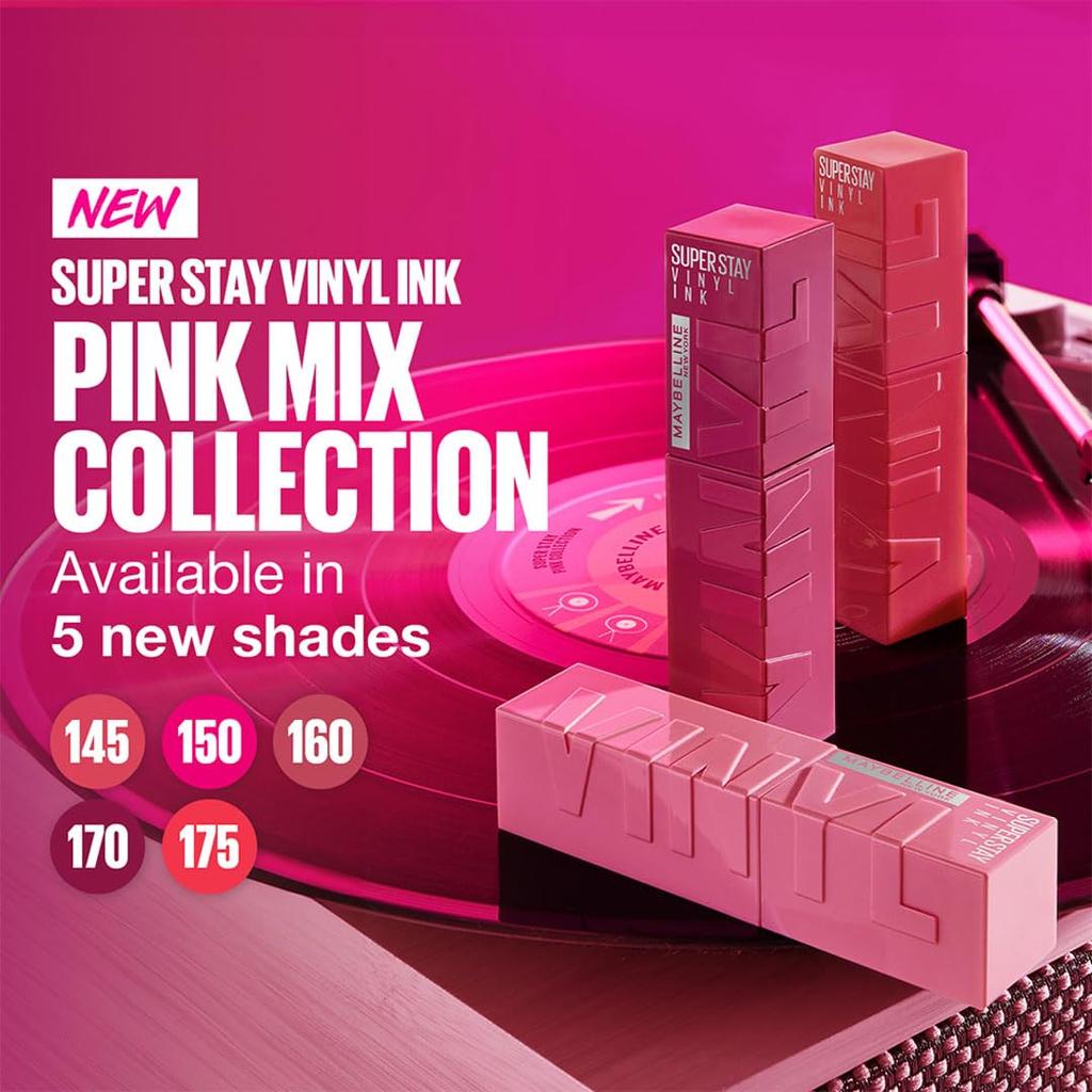 Maybelline Жидкая помада New York SuperStay Vinyl Ink  Tempting 4.2мл Упаковка 1 шт. Стойкий блеск Не отпечатывается