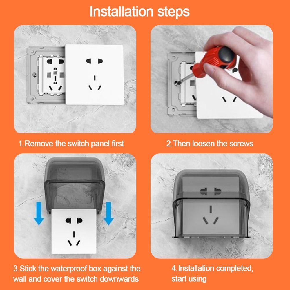 Защитная крышка, уличная розетка, водонепроницаемая коробка, электрическая вилка, непромокаемая крышка, защитная розетка