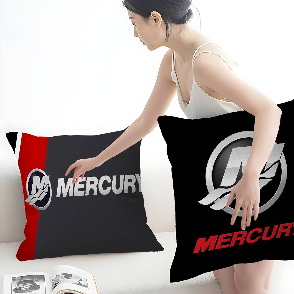 M-Mercurys Racing Pillow Gift Home Office Decoration Pillow Bedroom Sofa Car Cushion Coverpillow Case