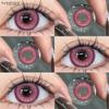 Eyeshare Cosplay Colored Contact Lenses 1pair Colorful Contact Lenses Blue Anime Contacts Halloween Makeup Purple Lenses Yearly