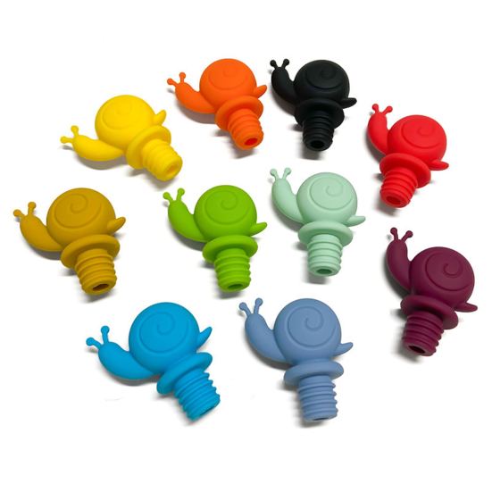 Пробка для винной бутылки в виде улитки с 3D-дизайном, герметичная винная пробка, пищевой силикон, герметик для стеклянных бутылок вина и пива, заглушки для красного вина, аксессуар для сохранения