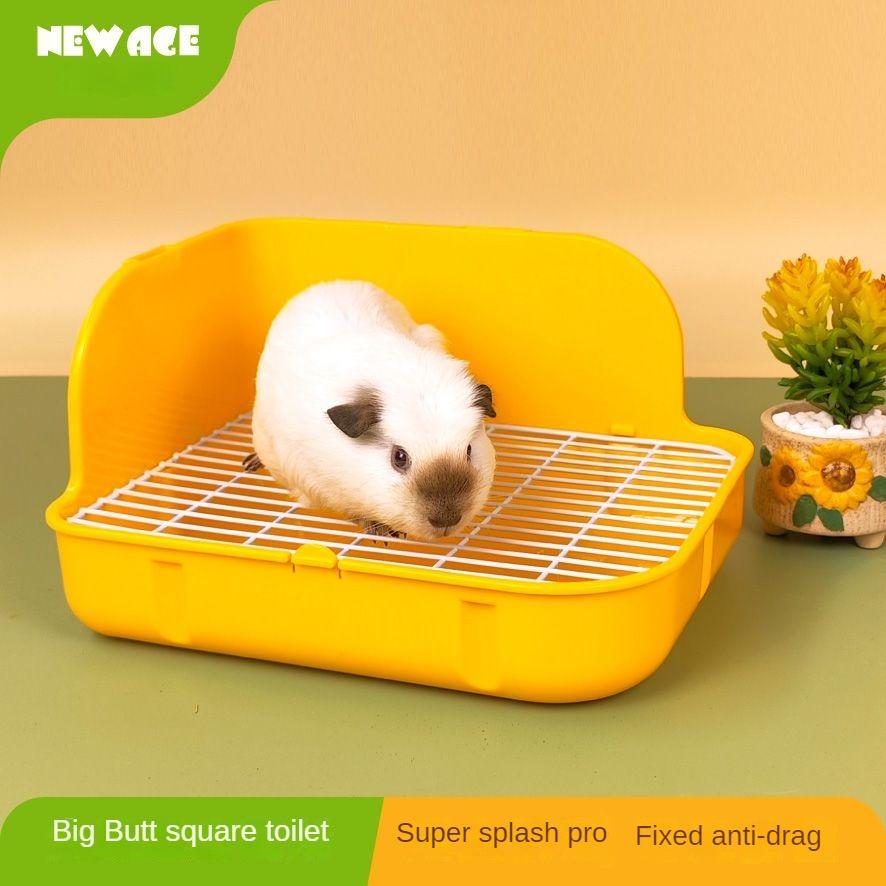 Туалет для кроликов Туалет для морской свинки Туалет для кроликов Дезодорант с фиксированным брызгозащищенным противооткидным механизмом