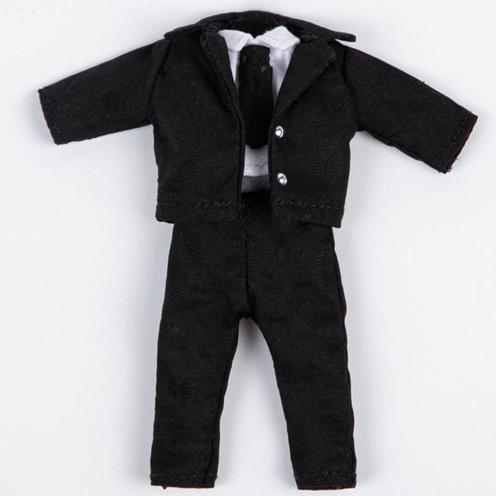 Cute Doll Coat Trousers Mini OB11 Doll Clothes for 1/11 OB11/Obitsu11Dolls/1/12Bjd Dolls