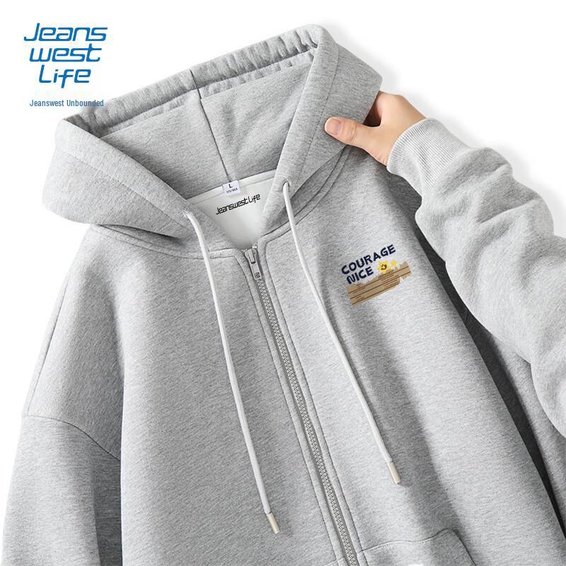 JEANSWEST LIFE Мужская куртка с капюшоном на молнии