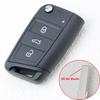 Чехол-корпус для автомобильного брелока для Volkswagen Tiguan Vw Golf 7 4 5 Mk4 6 Mk7 Virtus Для Skoda Octavia A7 Seat Leon Ibiza Altea