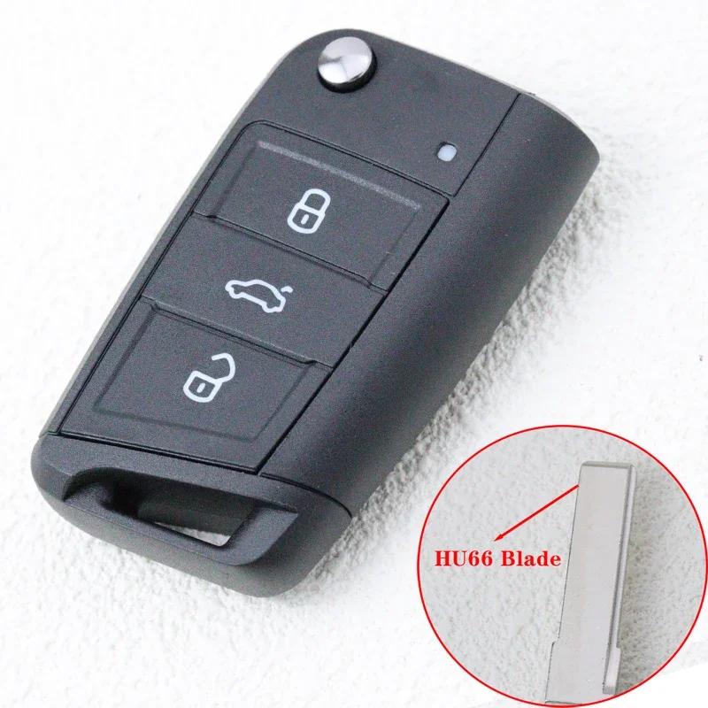 Чехол-корпус для автомобильного брелока для Volkswagen Tiguan Vw Golf 7 4 5 Mk4 6 Mk7 Virtus Для Skoda Octavia A7 Seat Leon Ibiza Altea