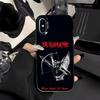 Чехол для телефона Blasphemy Band для IPhone 17 Air 16 E 15 14 Plus 13 12 11 Pro Max Цветной серебристый чехол