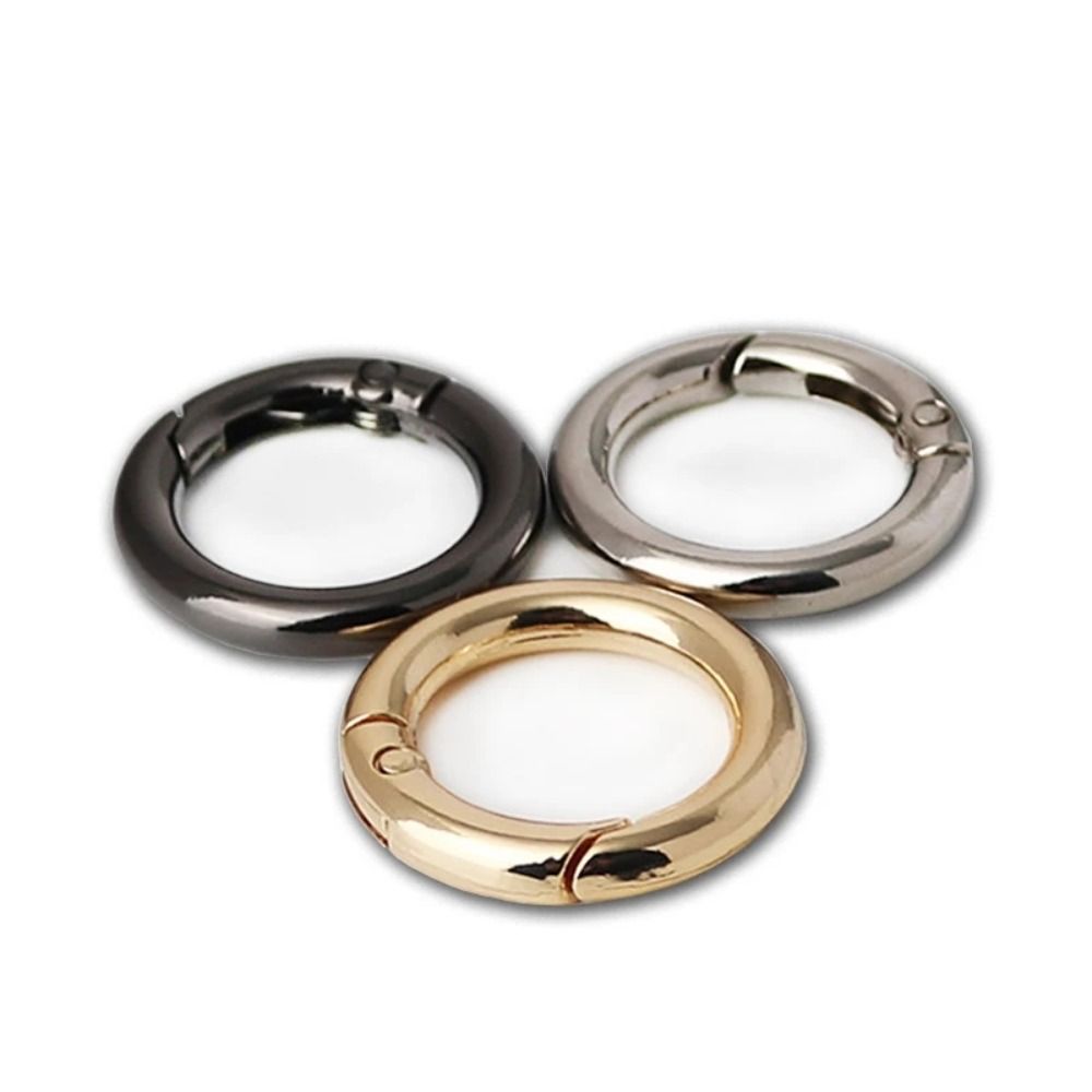 Круглая пряжка Gate с покрытием, легкая пряжка с защелкой, зажим, новый разъемный брелок для ключей, аксессуары для сумок