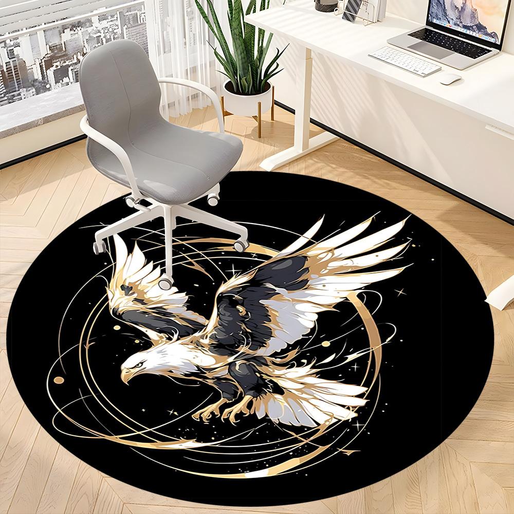 1pc Eagle Flight Chair Carpet for Office - Durable, Ideal for Chair Mats, Stylish & Functional Decorative Rug yy260130091