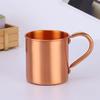 Чистая медь Moscow mule Стакан Жесткий гладкий коктейль без подкладки Кофе Пиво Молоко Стакан Домашний бар Напитки Прохладный