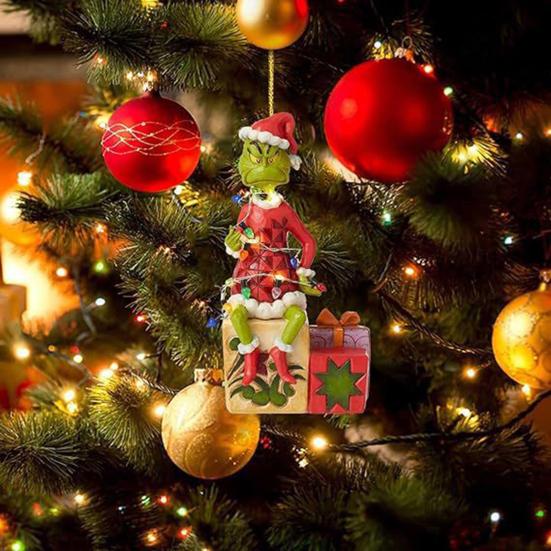 Подвеска в виде рождественской елки, долговечное многоразовое веселое праздничное подвесное украшение для дома, праздничные украшения