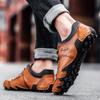 Men's New Leather Outdoor Sports Shoes Casual Shoes Business Leather Board Shoes