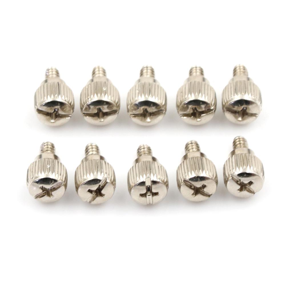 10 шт. 6#32*5 длина зубцов резьбы 5 мм компьютерный корпус ПК регулировочный винт без инструментов