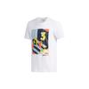 Neo Rock Climbing Fun Print Round Neck T-Shirt Men Tops White EJ7063