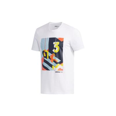 Футболка с круглым вырезом Neo Rock Climbing Fun Print, мужская, белая EJ7063