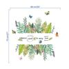 2 шт. Наклейки на стену в виде зеленых листьев, съемные, сделай сам, настенные наклейки, мурал для гостиной, спальни, фона