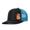 Регулируемая бейсболка с принтом капибары, классическая snapback, кепка дачника, дышащая сетчатая кепка тракера, для гольфа, рыбалки, на открытом воздухе, солнцезащитная кепка