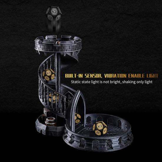 7 шт./компл. светодиодные игральные кости Type-C перезаряжаемые светящиеся многосторонние игральные кости теплое свечение D4