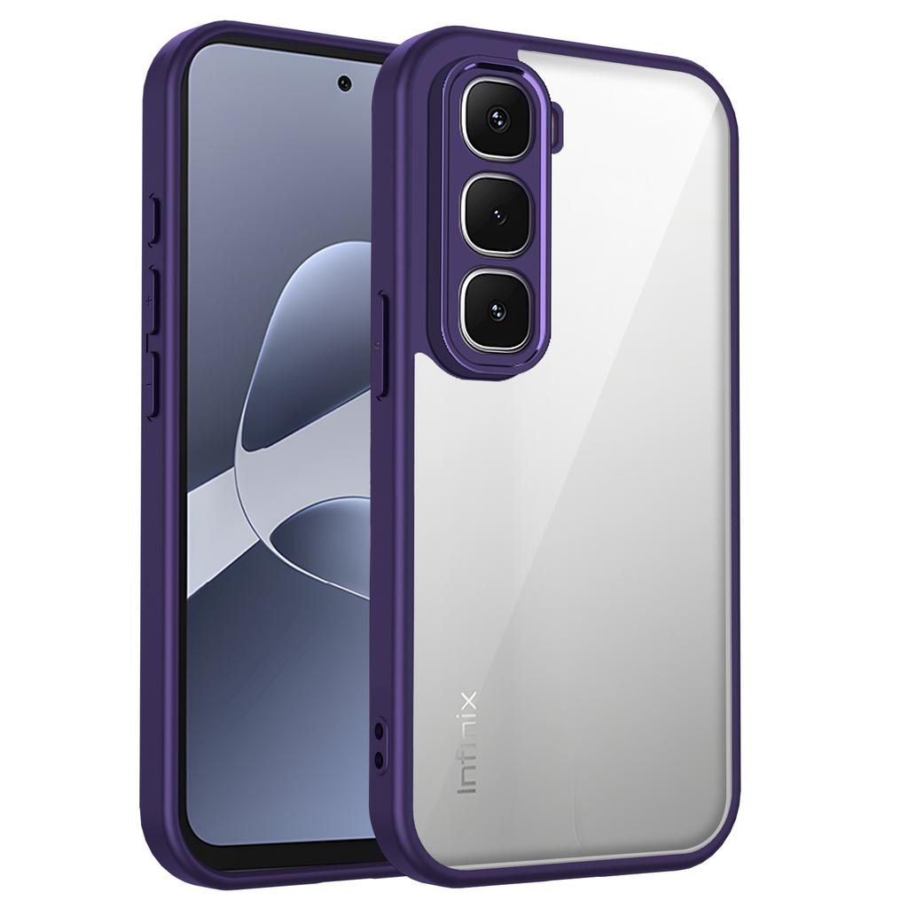 Чехол для Infinix Hot 60i Чехол для телефона Infinix Hot 60 Чехол-бампер для Infinix Hot 60 Pro Силиконовый бампер Прозрачная матовая задняя крышка Жесткий