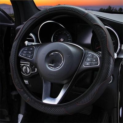 1 шт. Автомобиль авто крышка рулевого колеса углеродного волокна дышащий противоскользящий протектор