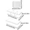 Dust-proof Fake Nail Storage Box Acrylic Badge Storage Box Protective Clear Nail Boxes  Packaging