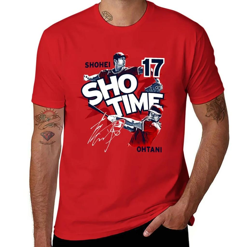 Shohei Ohtani Hoodies - Shohei Ohtani Sticker - Baseball Los AngelesTshirt T-Shirt summer top summer tops mens tall t shirts