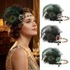 Vintage Gatsby Style Feather Headband Fascinator Masquerade Hair Band  Makeup Party