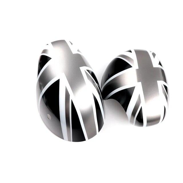 For Mini One Cooper S JCW Countryman F60 F54 F55 F56 F57 The Black Flag Shell Car Door Rear View Mirror Covers Accessories