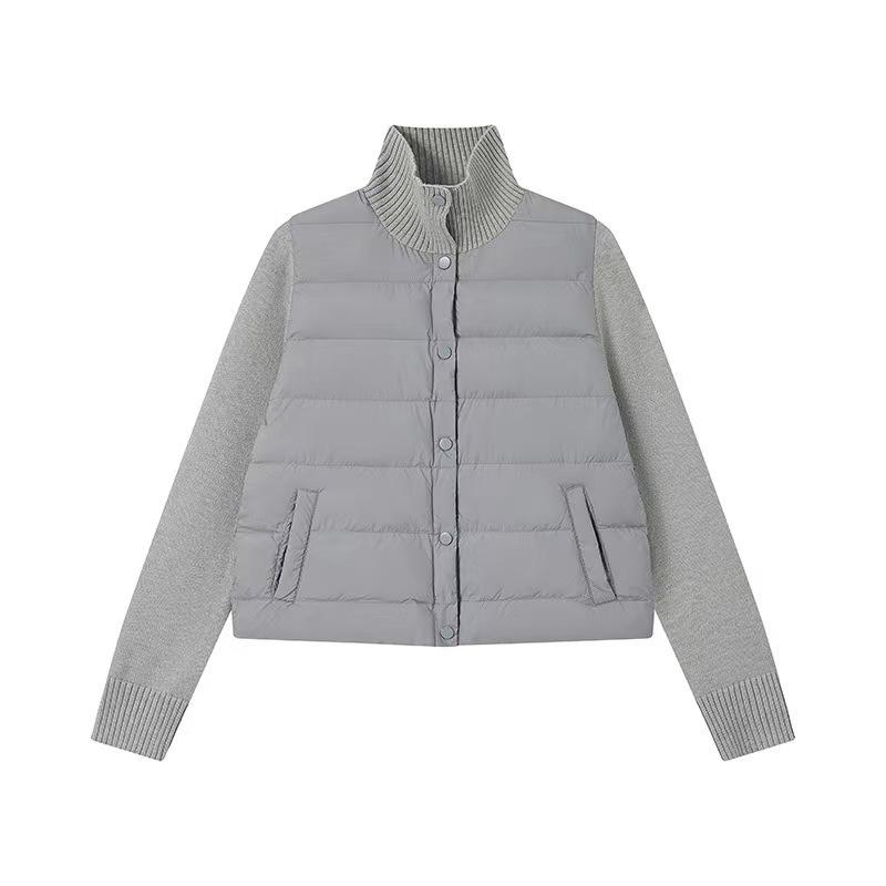 New women's clothing versatile single product wool knitted pearl velvet cotton jacket