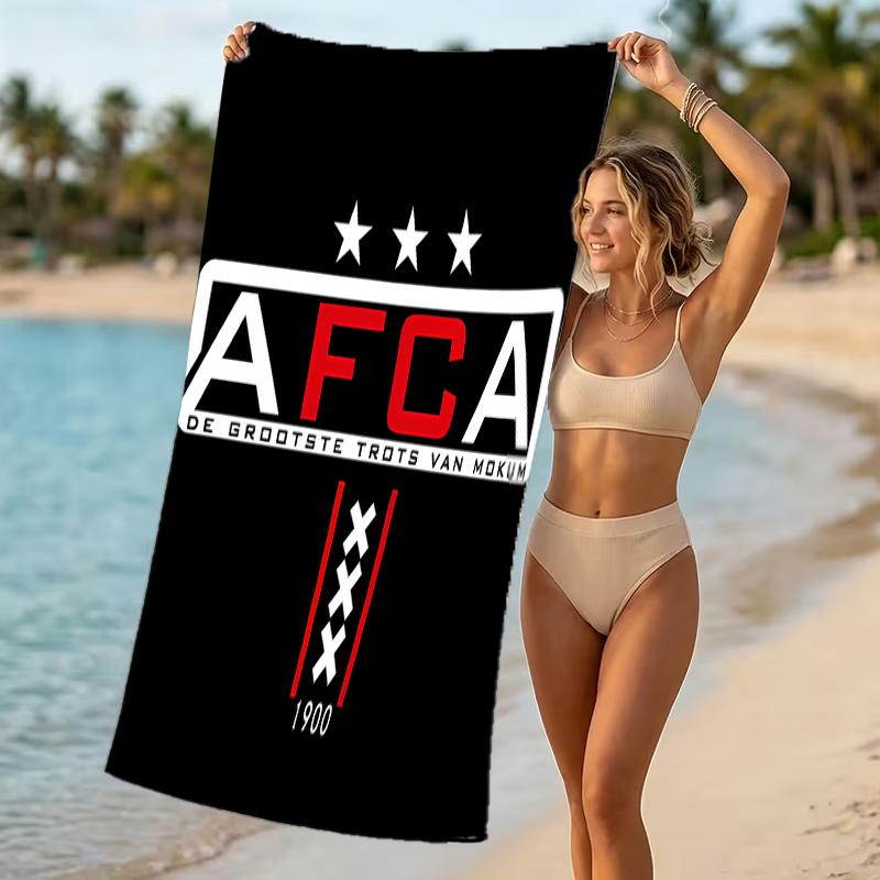 Beach Towel with AFC Ajax Pattern - soft,absorbent,machine washable Lightweight&Modern,swimming,Travel Essentials
