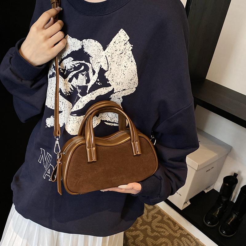 Simple Matte Bag Women'S Bag Autumn Portable Pillow Bag Premium Foreign Retro Messenger Bag