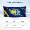 Пляжное полотенце Leeds United Football Мягкое из микрофибры Летнее полотенце Быстросохнущее Впитывающее полотенце для пляжа Бассейна Путешествий