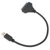Адаптер USB на SATA Скорость передачи 6 Гбит/с АБС для 2,5-дюймовых HDD SSD 7-15 мм со светодиодным индикатором для Windows