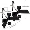 2pcs Nipple Clamps for Women Adjustable Non-Piercing Body Jewelry with Bowknot Bells Couple SM Sex Toys Nipple Clips for Men 18+