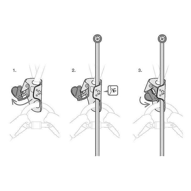 Outdoor Sports Fire Rescue and Rock Climbing Chest Ascender